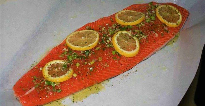 Salmon en Papillote  Secolari Artisan Oils & Vinegars