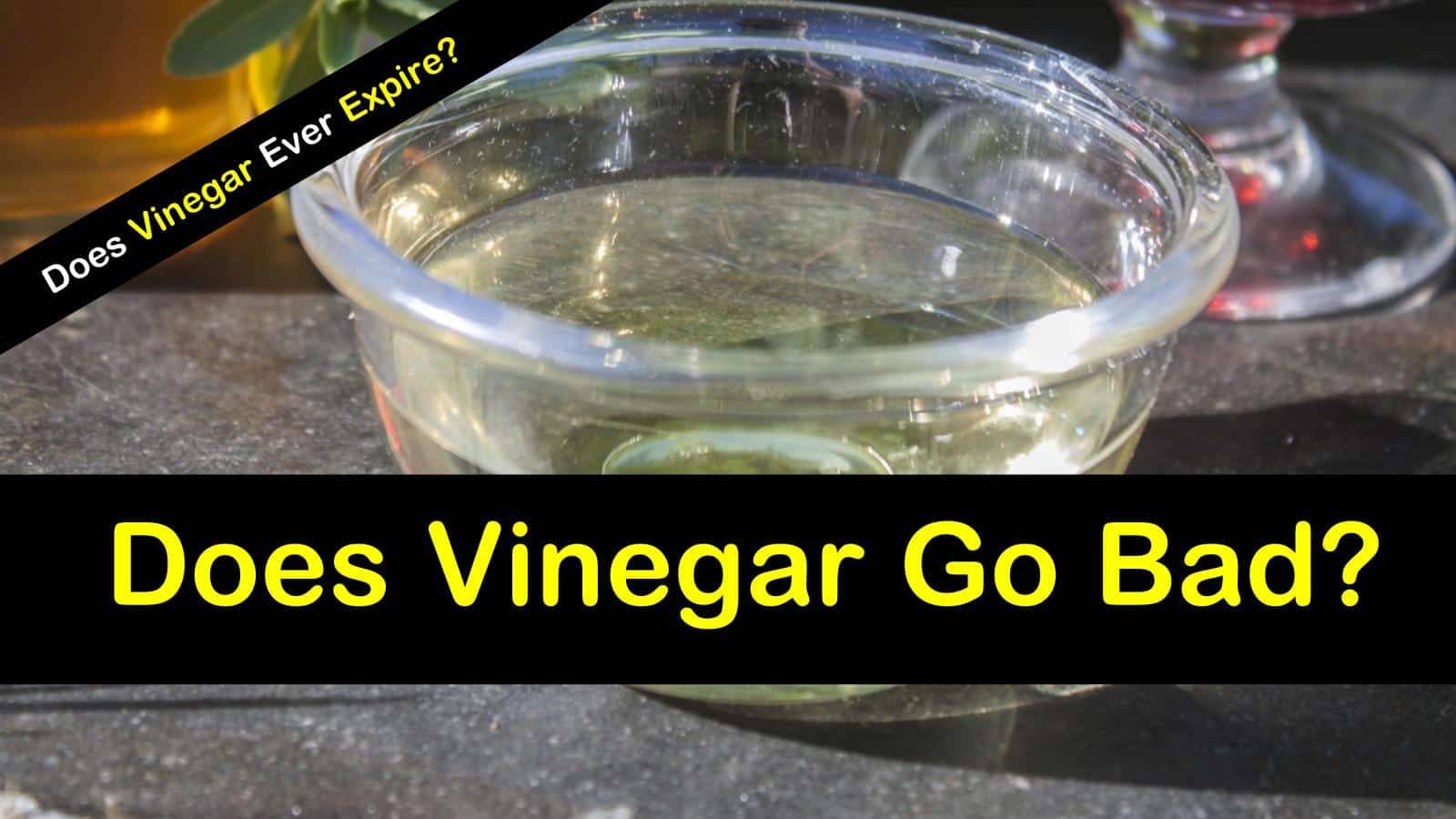 Does Vinegar go Bad
