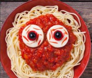 Spaghetti and Eyeballs Recipe