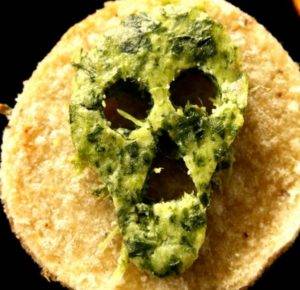 Spinach Ricotta Skulls