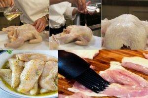 Different Methods for Applying Extra Virgin Olive Oil to Chicken 