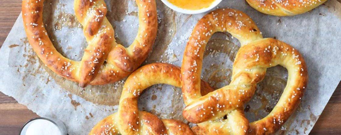 olive oil soft pretzels